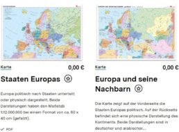 Gratis: Landkarten zum Nulltarif frei Haus