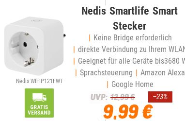 Völkner: Nedis Smart Stecker für 9,99 Euro frei Haus