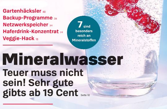 Test: Mineralwasser von Lid, Penny und Aldi sind "sehr gut"