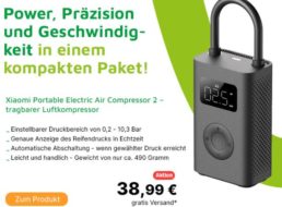 Völkner: Elektropumpe Xiaomi 46422 für 38,99 Euro frei Haus