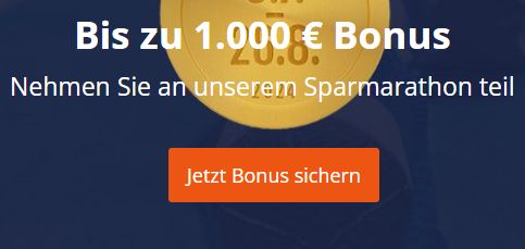 Weltsparen: 100 - 1000 Euro Bonus fürs Festgeld