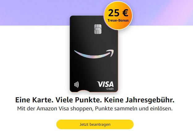 Amazon Visa: Test der neuen Kreditkarte mit Cashback