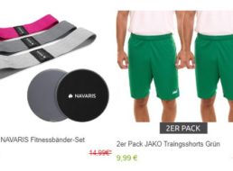 Outlet46: Dreierpack Fitnessbänder für 4,99 Euro