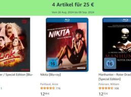 Amazon: Vier Filme nach Wahl für zusammen 25 Euro