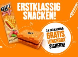 Gratis: Bifi-Lunchbox beim Kauf von drei Packungen