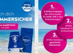 Gratis: Nivea-Badetuch zur Bestellung nur noch bis Sonntag