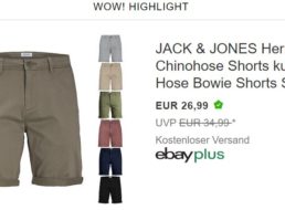 Jack & Jones: Chinos für 26,99 Euro frei Haus