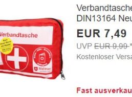 Ebay: KfZ-Verbandstasche für 7,49 Euro frei Haus