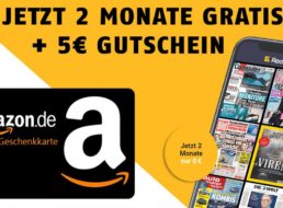 Gratis: Readly für zwei Monate mit Amazon-Gutschein über 5 Euro