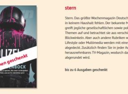 Gratis: „Stern“ sechsmal zum Nulltarif frei Haus