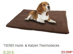 Outlet46: Thermo-Hundedecke von Vitazoo für sechs Euro