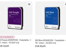 Western Digital: Festplatten Refurb ab 33 Euro