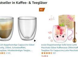 Amazon: Doppelwandige Cappuccino-Gläser von WMF im Set für 9,89 Euro