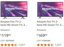 Amazon: Fire TV 2 mit 32 Zoll Diagonale für 119,99 Euro frei Haus