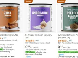 Amazon: Gewürze im Sparabo für 81 Cent