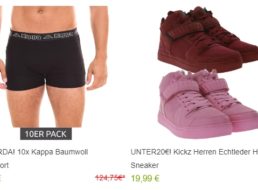 Kappa: Boxershorts im Zehnerpack für 30 Euro frei Haus