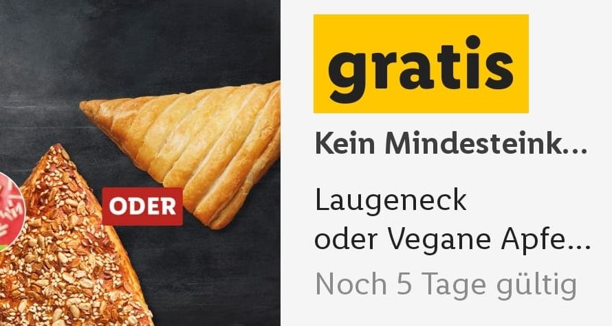 Gratis: Backwaren bei Lidl via "Lidl Plus"