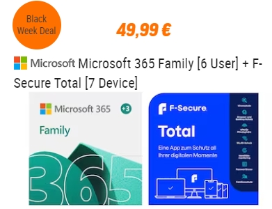 NBB: 15 Monate "Microsoft 365 Family" für 49,99 Euro