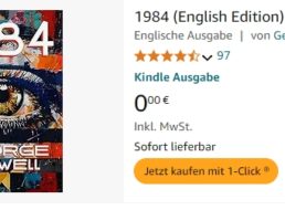 Gratis: eBook „1984“ im englischen Original zum Nulltarif