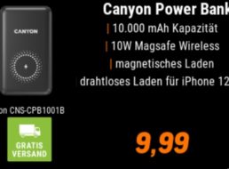 NBB: Schnurlose Powerbank mit 10.000 mAh für 9,99 Euro