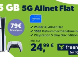 Freenet: PS5 für 79 Euro zur 5G-Flat mit 25 GByte