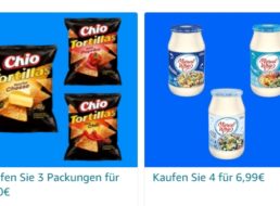 Amazon: Extra-Rabatt beim Mehrfachkauf von Chips und Cola