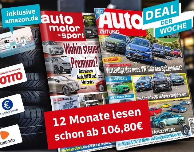 Auto Zeitung: Jahresabo für 106,80 Euro mit Gutschein über 100 Euro