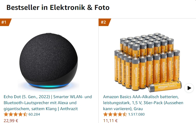 Amazon: Echo Dot für 22,99 Euro