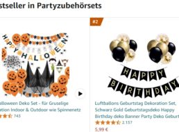 Amazon: Bestseller Halloween-Dekoset jetzt für 8,99 Euro