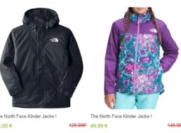 North Face: Kinder-Winterjacke für 55 statt 129,85 Euro