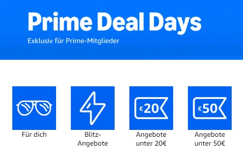 Amazon: Prime Deal Days 2024 sind gestartet