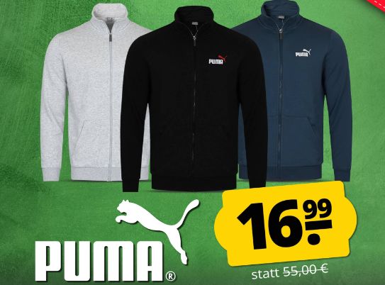 Puma: Jacken für 16,99 Euro via Sportspar