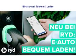 ryd: Ab sofort auch E-Autos über App laden