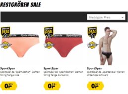 Sportspar: Restgrößen-Sale mit Kleidung ab 54 Cent