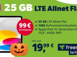 Freenet: Telekom-Flat mit iPad für 19,99 Euro / Monat