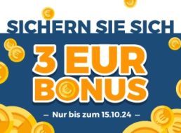 Exklusiv: 3 Euro Bonus für Teilnahme an Umfragen