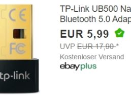 Ebay: Bluetooth-Adapter von TP-Link für 5,99 Euro frei Haus