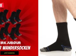 Sportspar: 4 Paar Outdoor-Wandersocken von Kirkjubour für 4,44 Euro