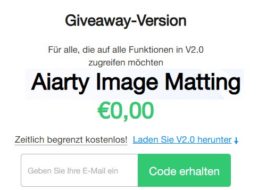 Gratis: „Aiarty Image Matting“ mit KI für 0 Euro