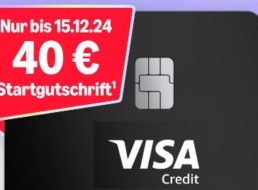 Knaller: Jetzt 40 Euro Startgutschrift bei Amazon Visa