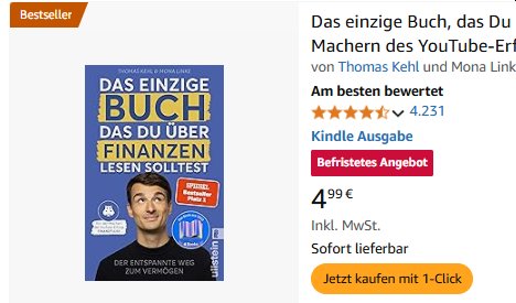 Bestseller-eBook: "Der entspannte Weg zum Vermögen" für 4,99 statt 9,99 Euro