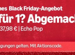 Amazon: Echo Pop im Doppelpack für 37,98 Euro