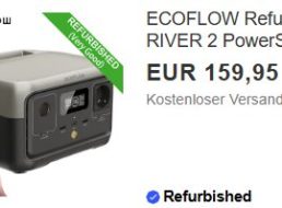 Ebay: Powerbank „Ecoflow River 2“ refurb für 159,95 Euro