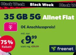 Telekom-Netz: 35 GByte 5G-Daten für 9,99 Euro / Monat