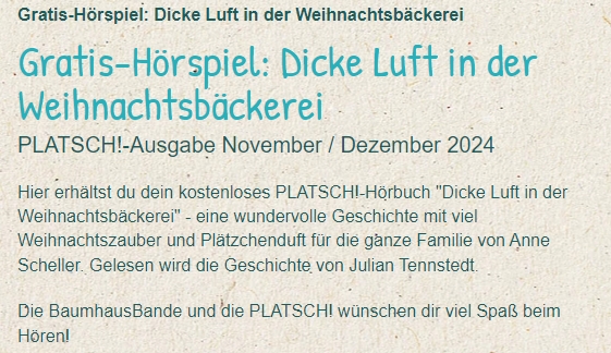 Gratis: Weihnachtliches Kinder-Hörbuch zum Download