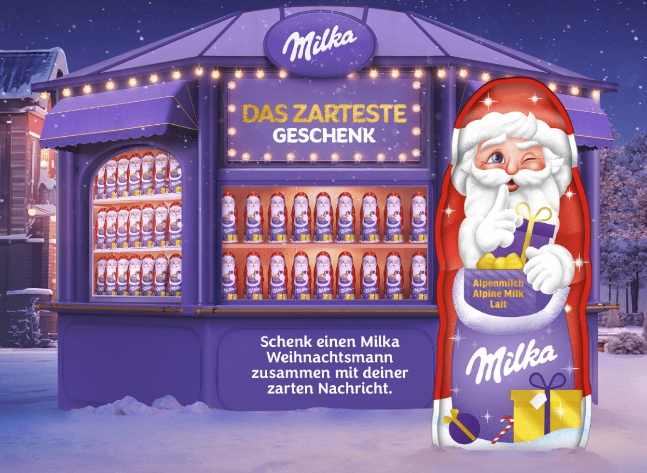 Gratis: Milka-Weihnachtsmann zum Nulltarif abstauben