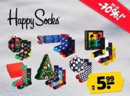 Happy Socks: Sale bei Sportspar mit Preisen ab 5,99 Euro