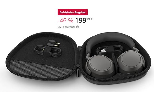 Amazon: "Sennheiser Momentum 4"-Kopfhörer für 199,99 Euro frei Haus