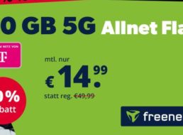 Knaller: 80 GByte 5G-Daten im Telekom-Netz für 14,99 Euro