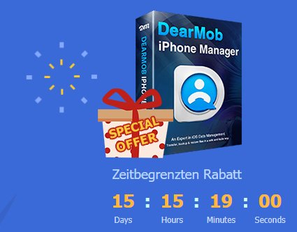 Gratis: iPhone Manager zum Nulltarif, Lifetime-Lizenz rabattiert